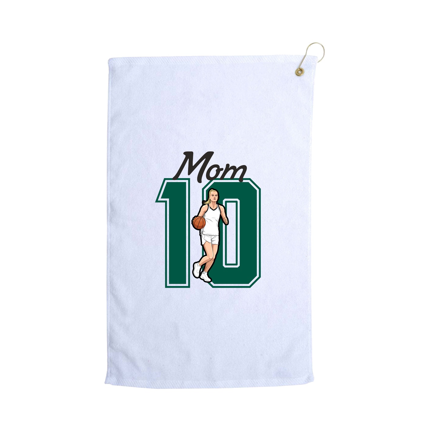 Golf Towel — Mothers Day Shirsey in White