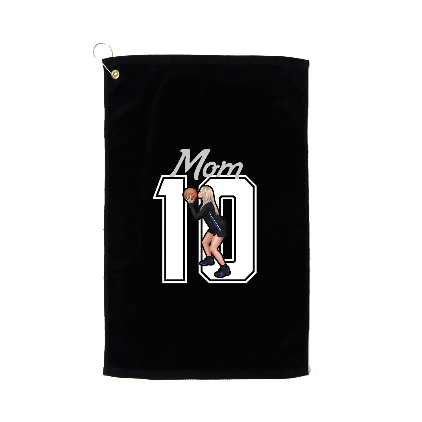 Golf Towel — Mothers Day Shirsey in Black