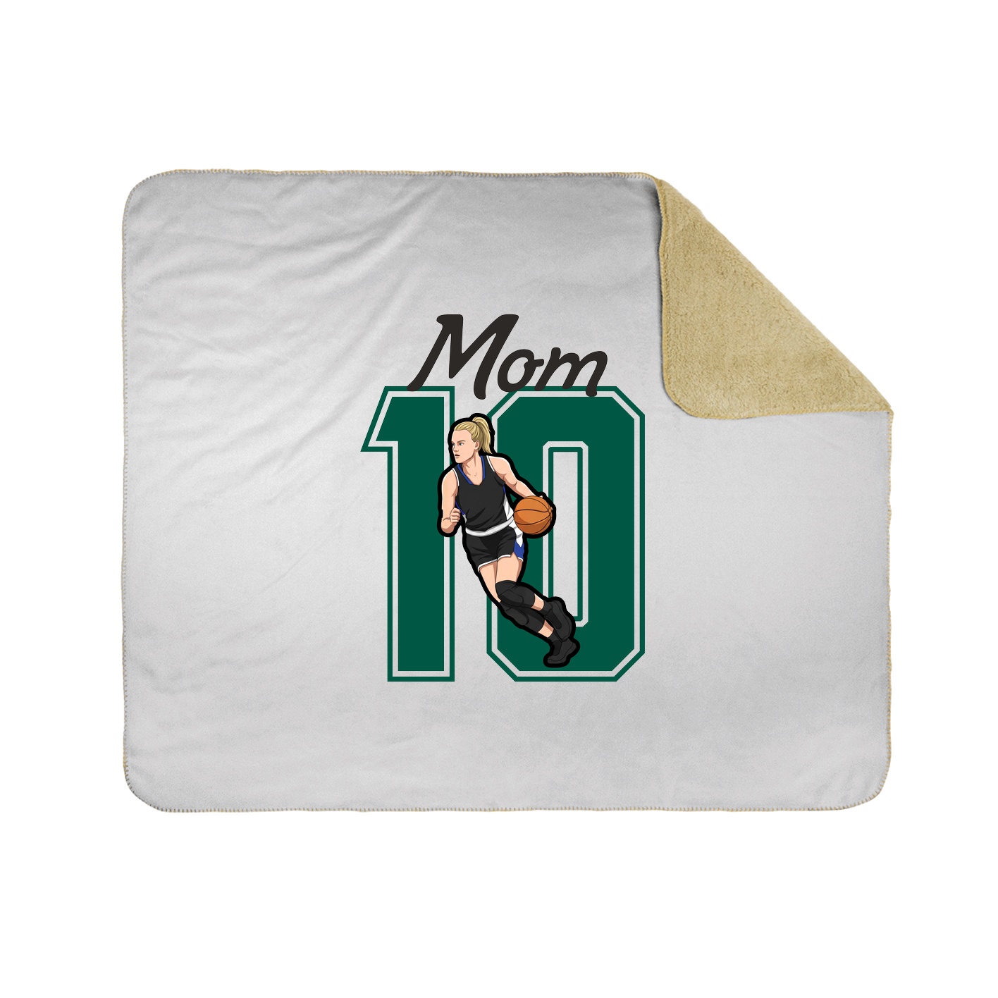 Throw Blanket — Mothers Day Shirsey in White