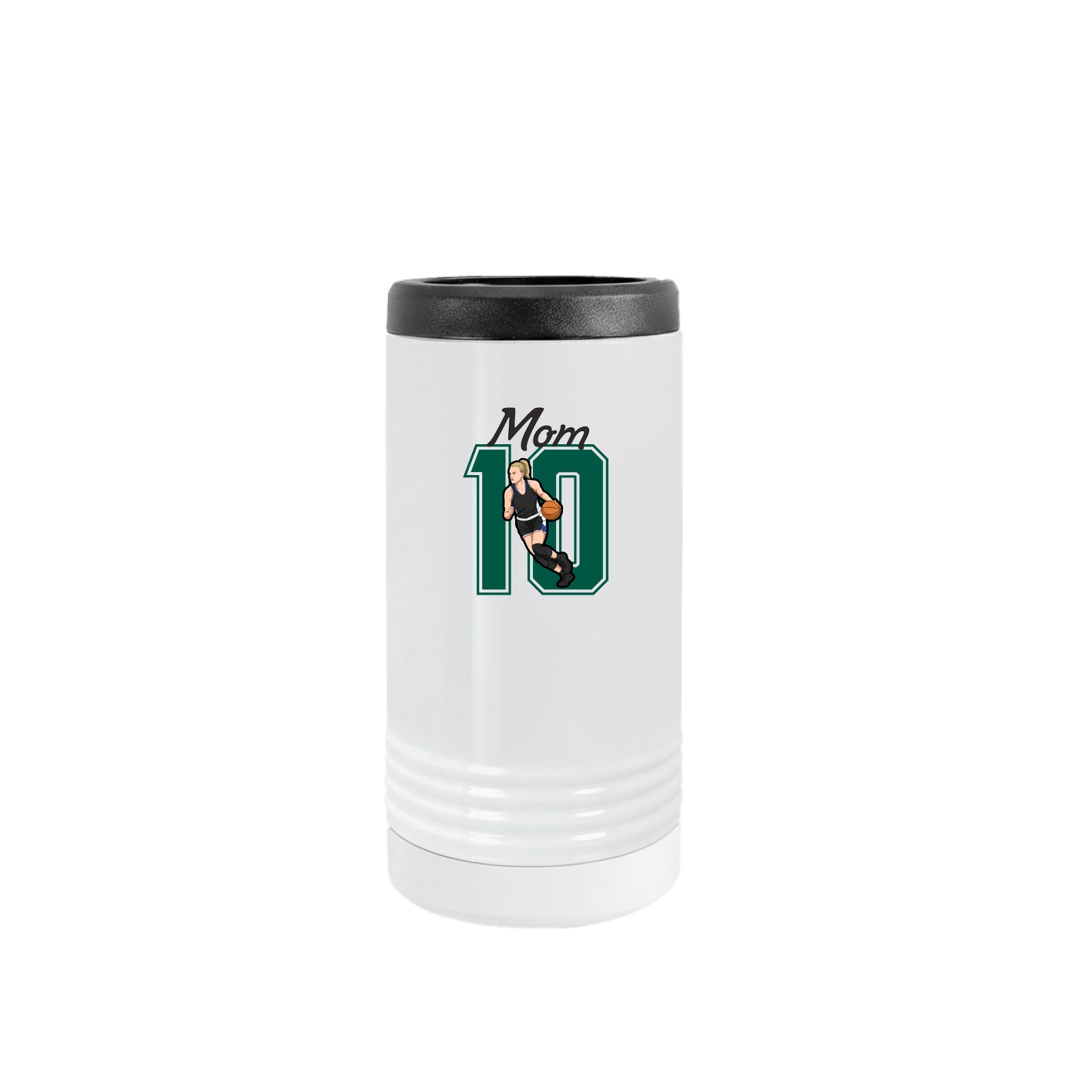 Slim Beverage Holder — Mothers Day Shirsey in White