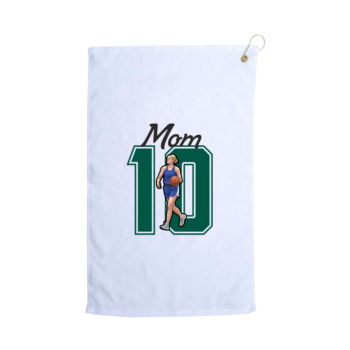 Golf Towel — Mothers Day Shirsey in White