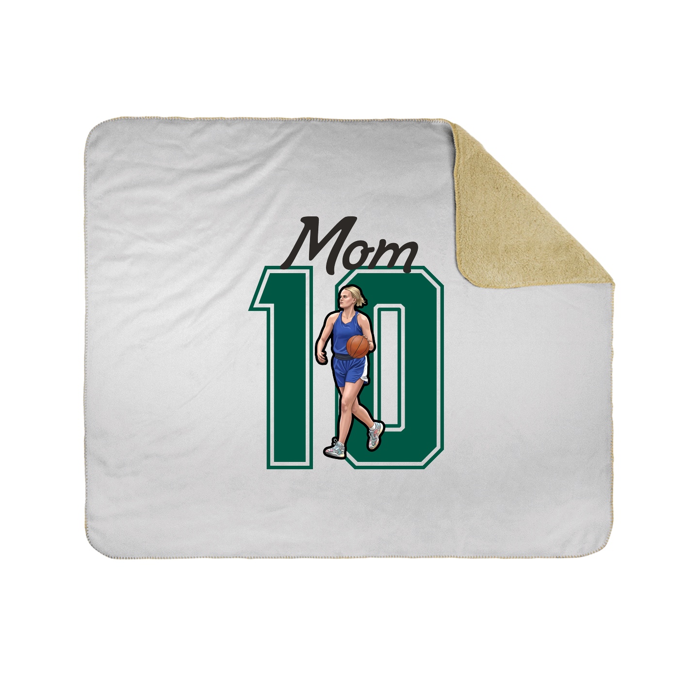 Throw Blanket — Mothers Day Shirsey in White
