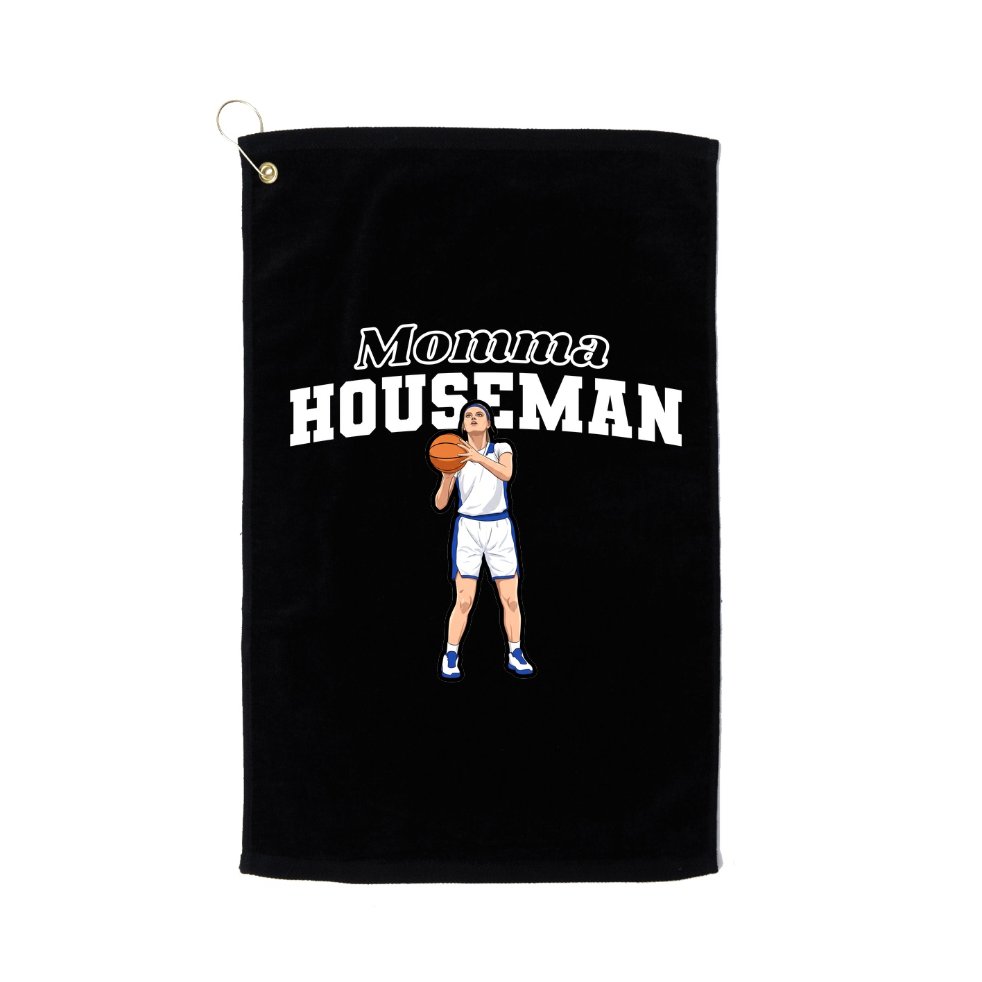 Golf Towel — Mothers Day Block in Black