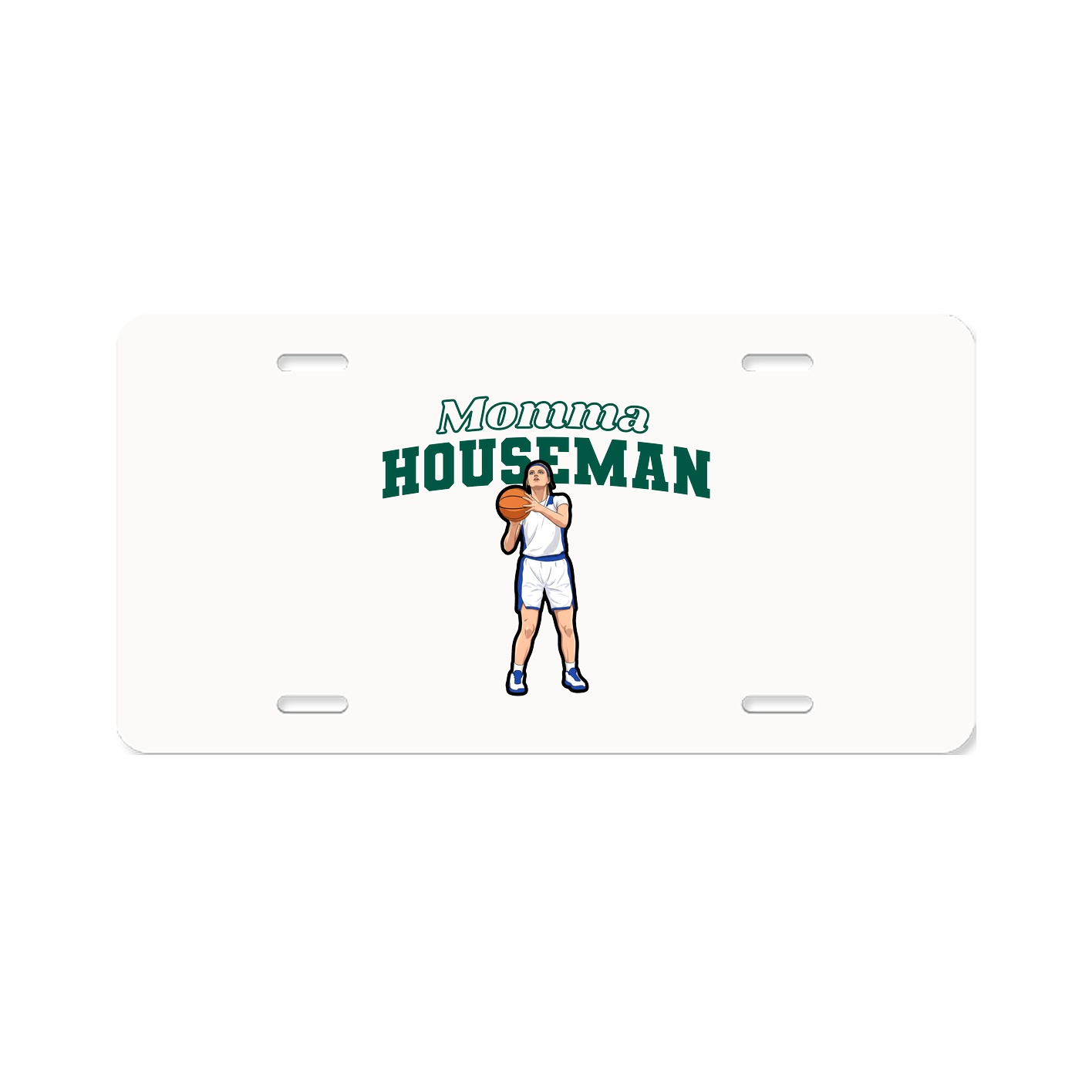 License Plate — Mothers Day Block in Classic