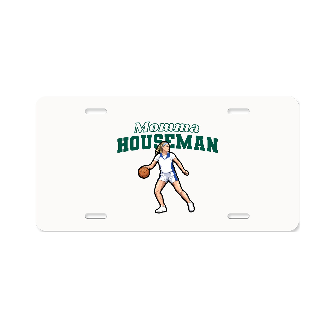 License Plate — Mothers Day Block in Classic