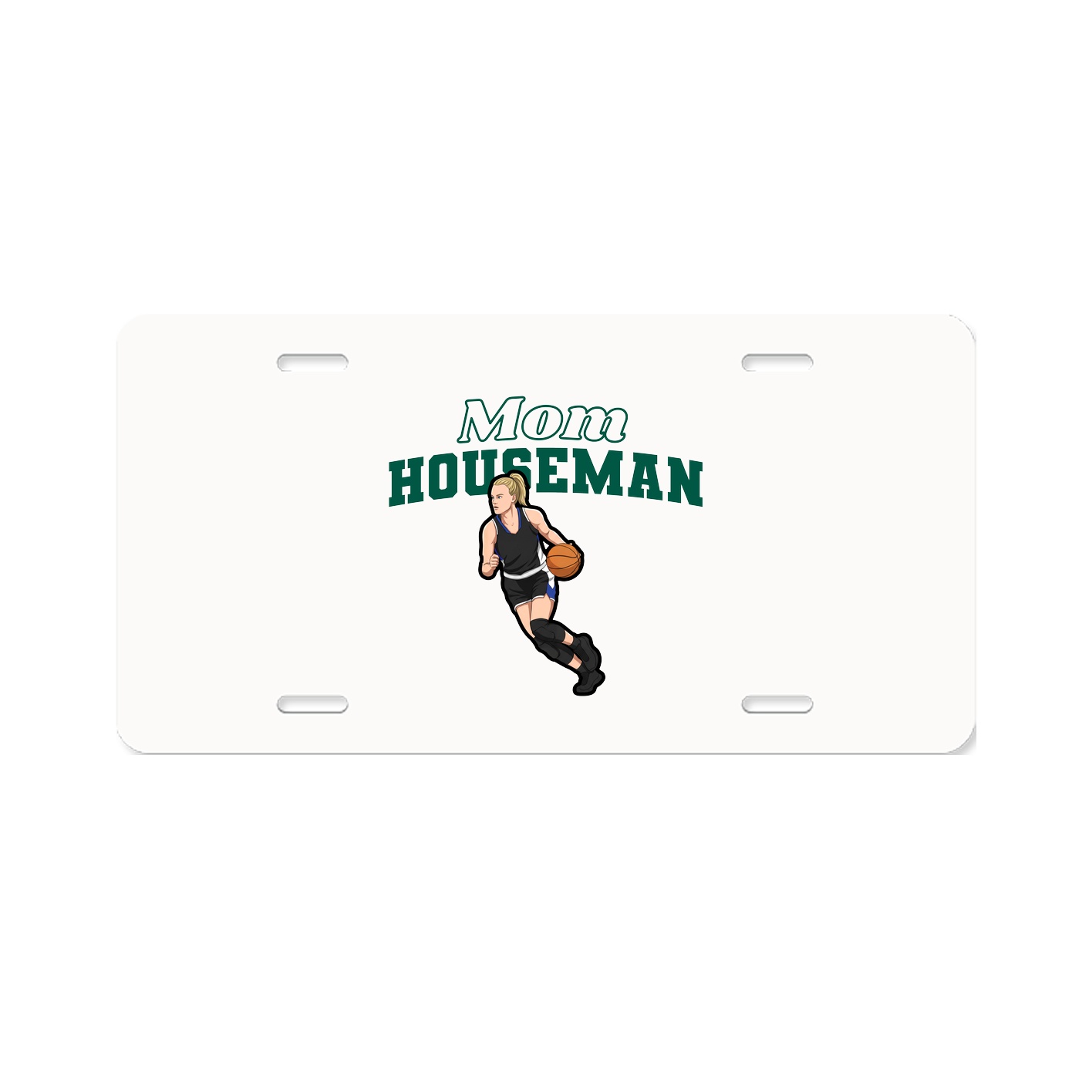 License Plate — Mothers Day Block in Classic