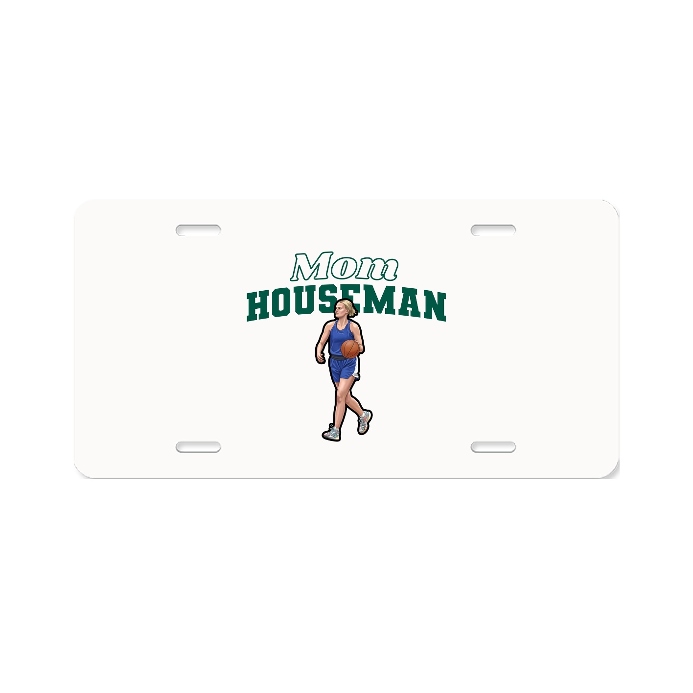License Plate — Mothers Day Block in Classic