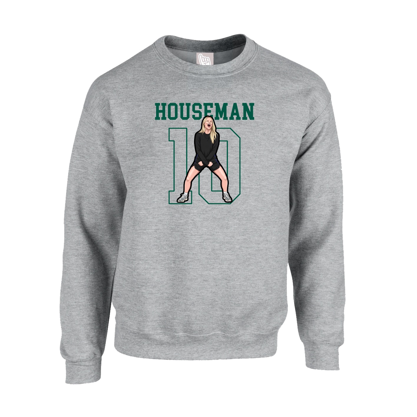 Fleece Crew — Shirsey in Grey
