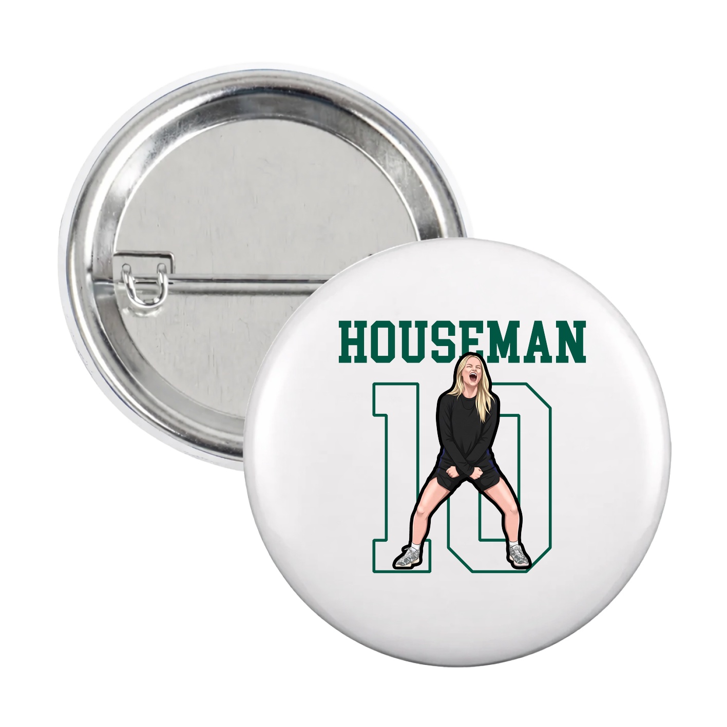 Game Day Button — Shirsey in White