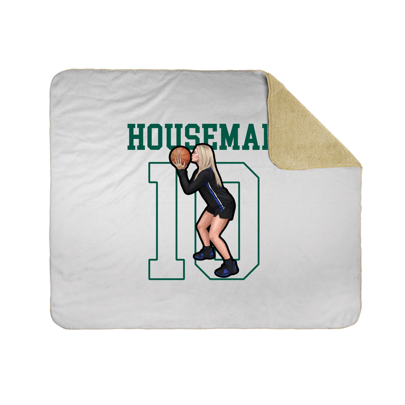 Throw Blanket — Shirsey in White