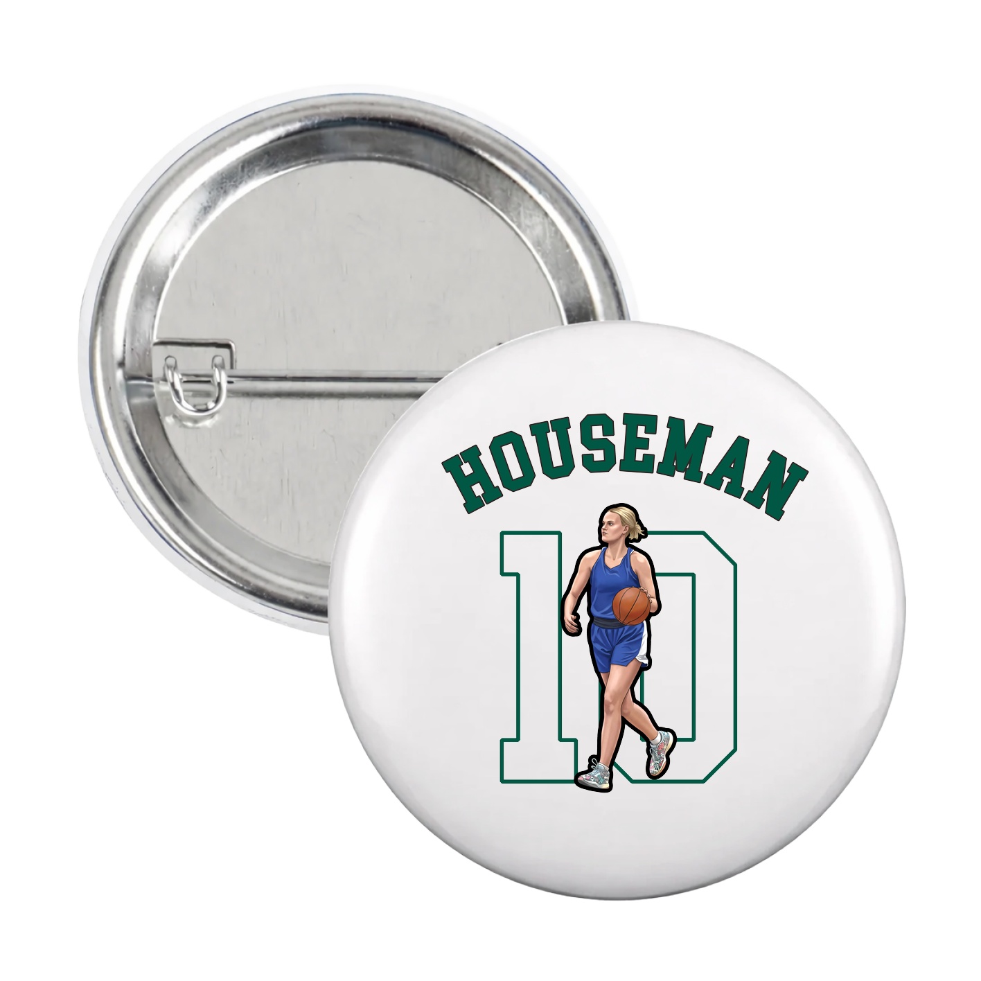Game Day Button — Shirsey Arch in White