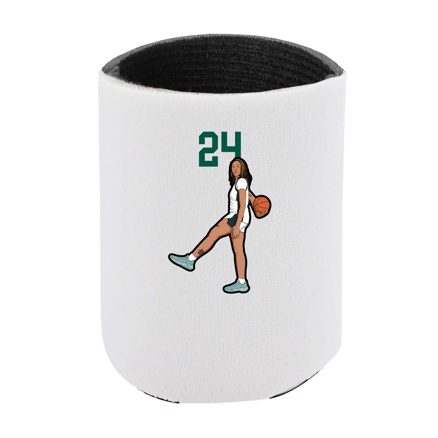 Can Holder — Number Top in White
