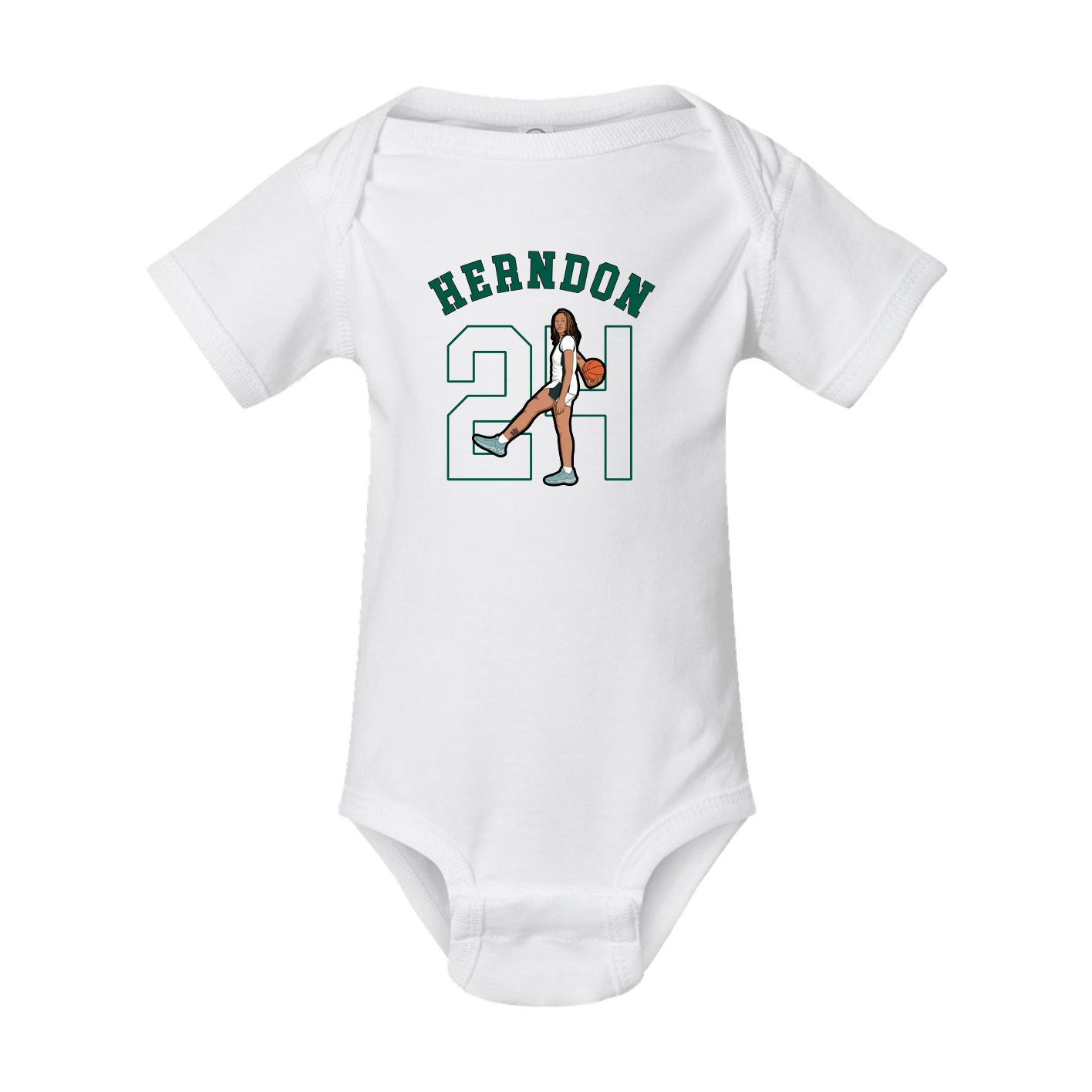 Baby Onesie — Shirsey Arch in White