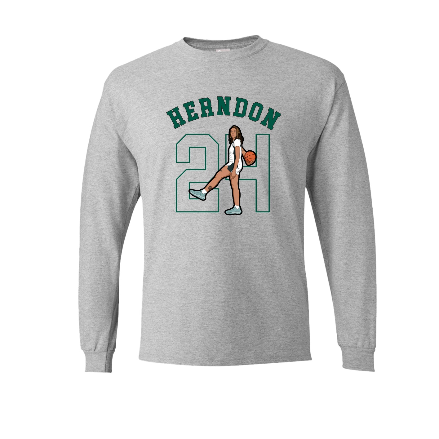 Long Sleeve Tee — Shirsey Arch in Grey