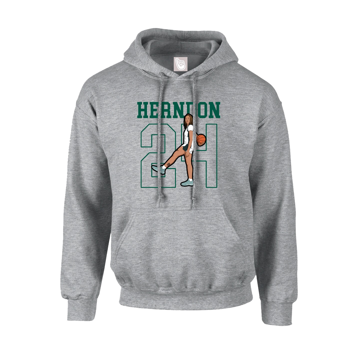 Hoodie — Shirsey in Grey