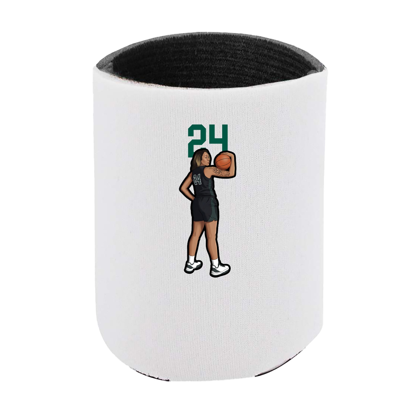 Can Holder — Number Top in White