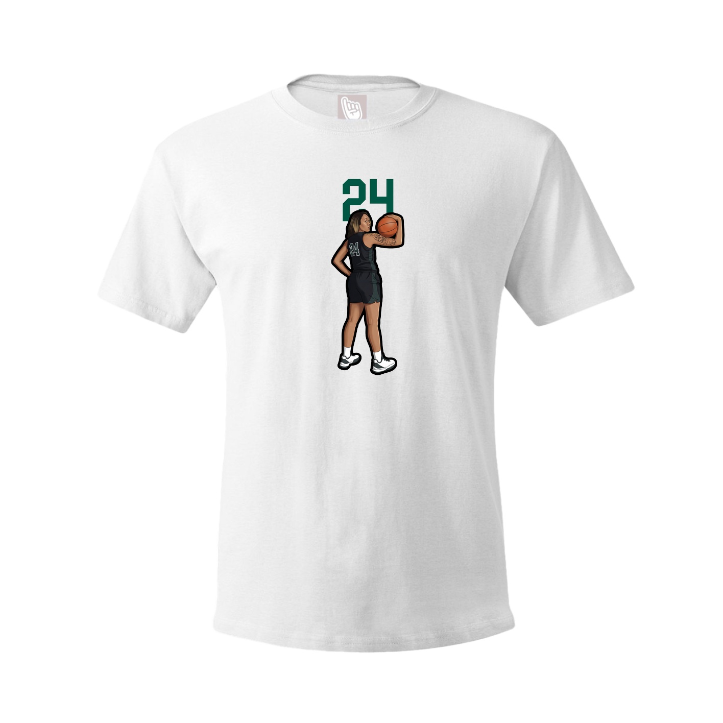 Tee — Number Top in White