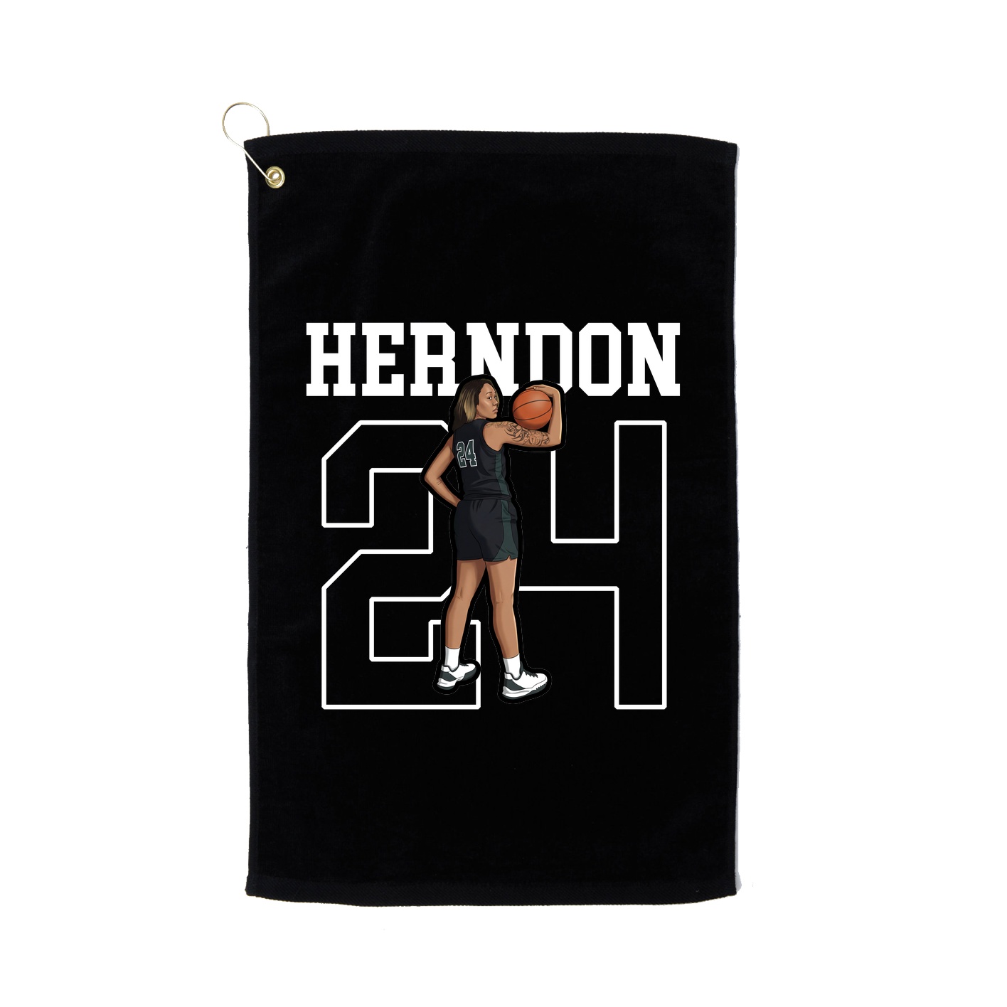 Golf Towel — Shirsey in Black