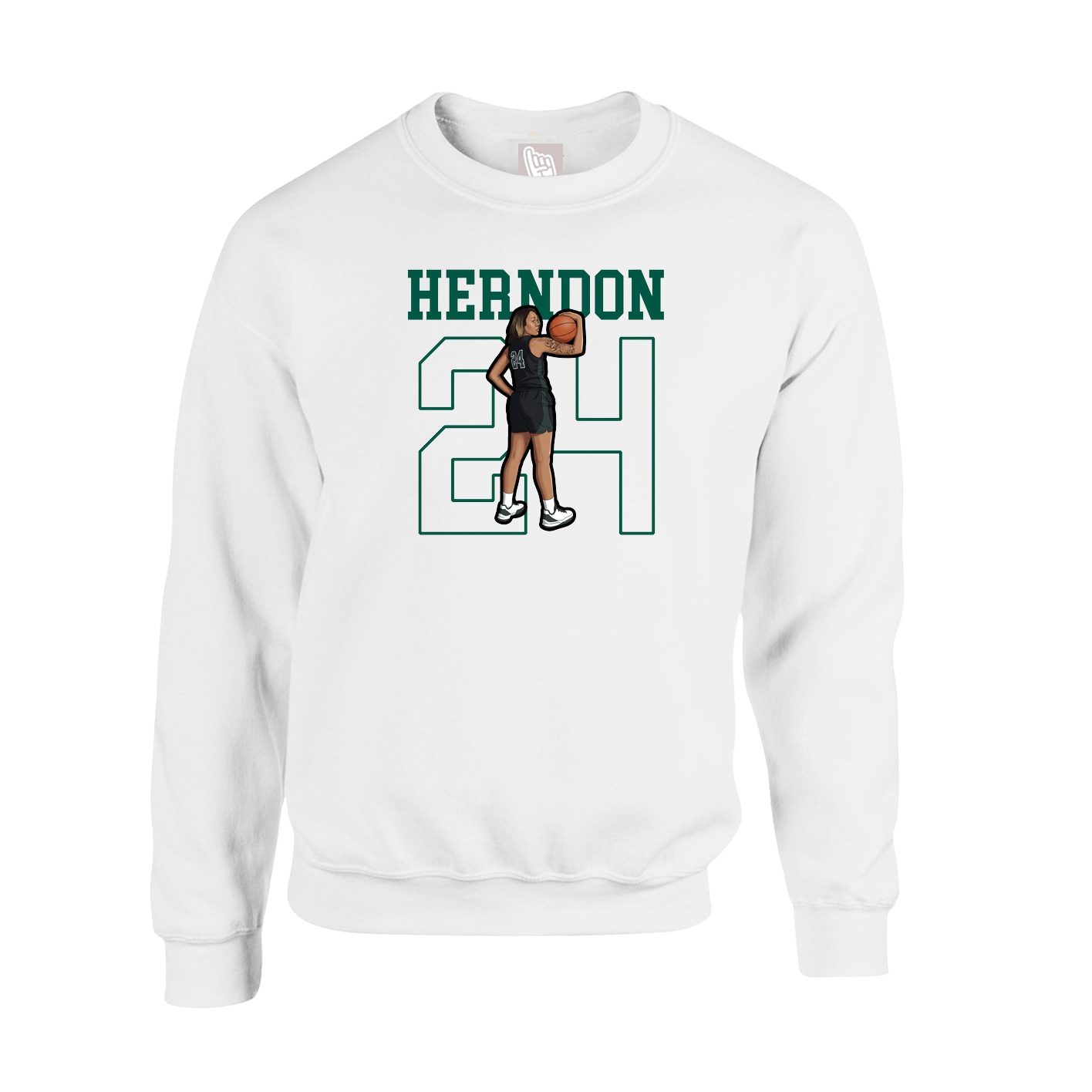 Fleece Crew — Shirsey in White