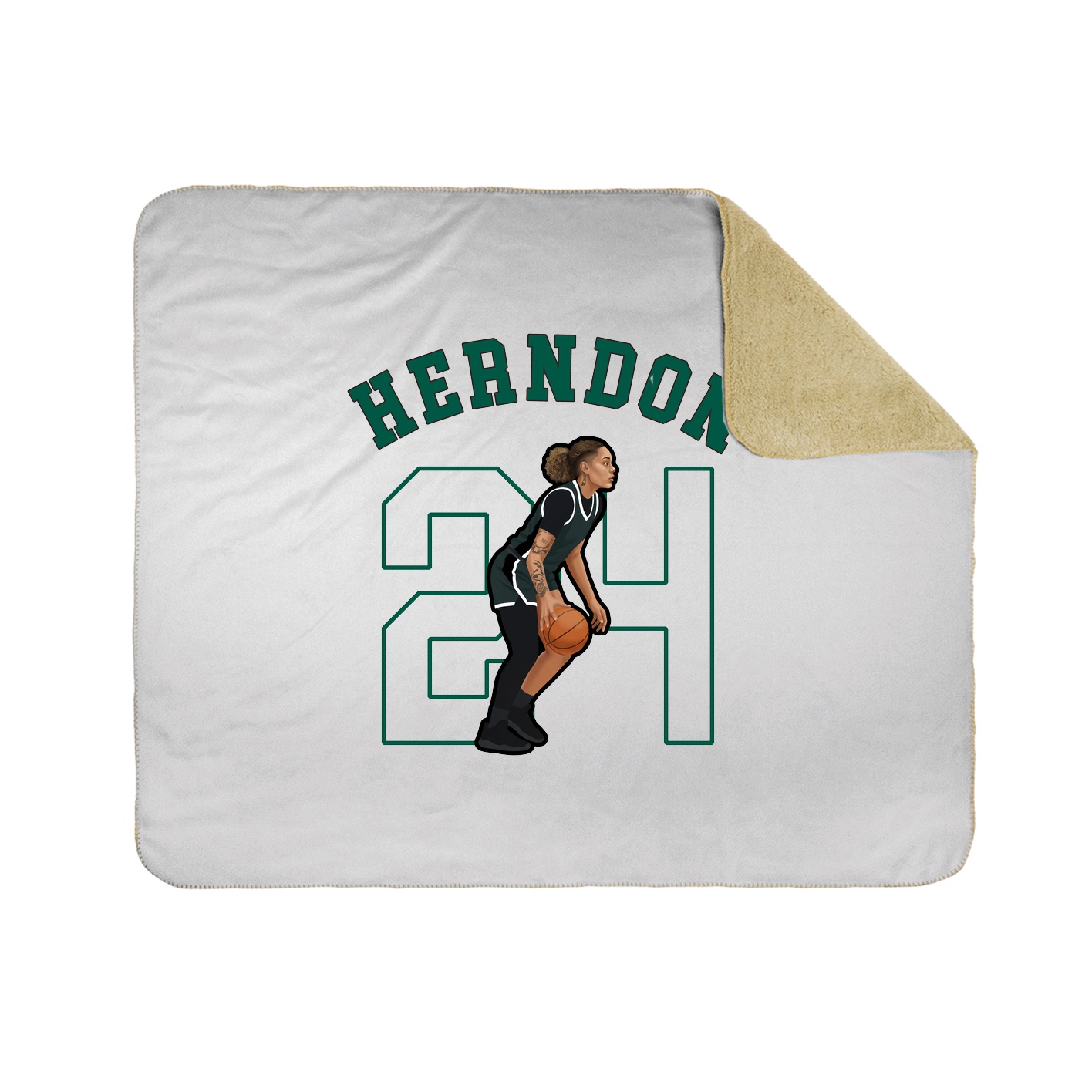 Throw Blanket — Shirsey Arch in White