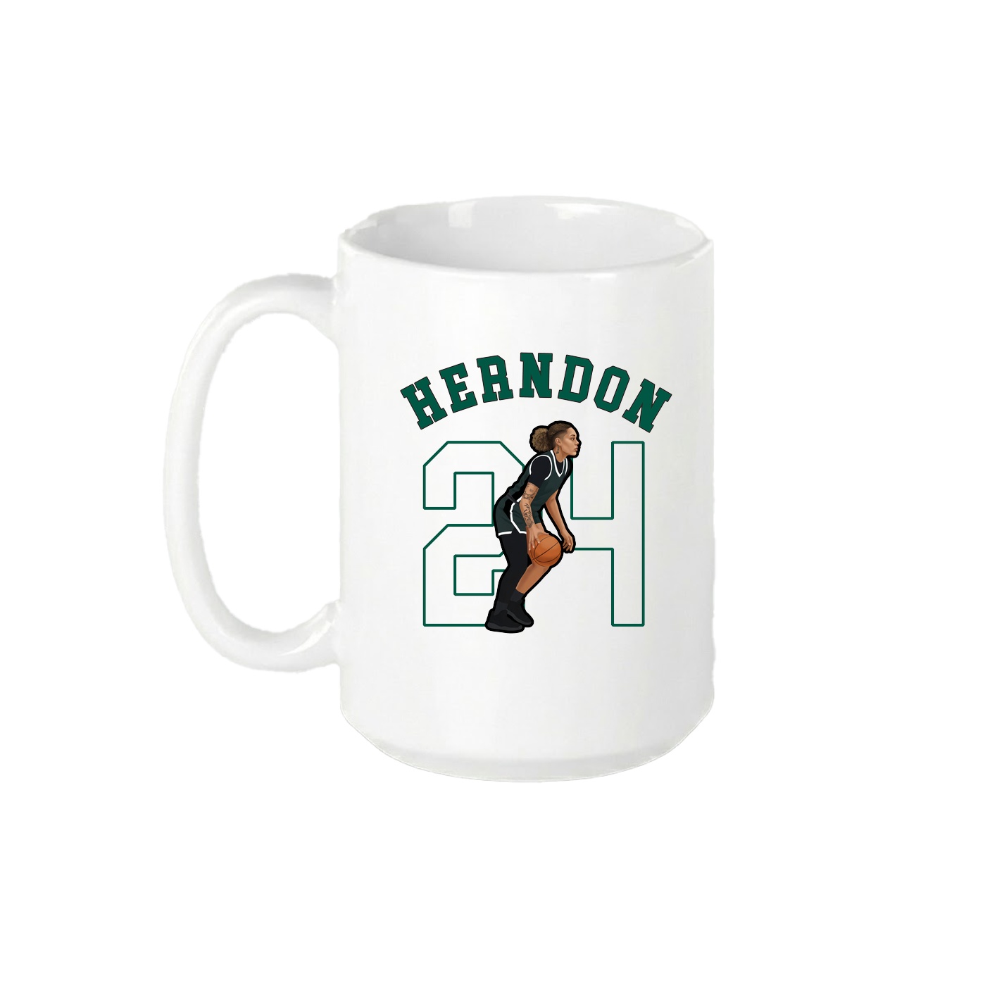 15oz Coffee Mug — Shirsey Arch in White