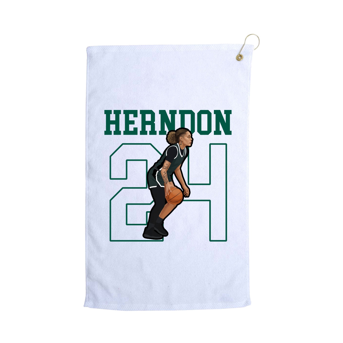 Golf Towel — Shirsey in White