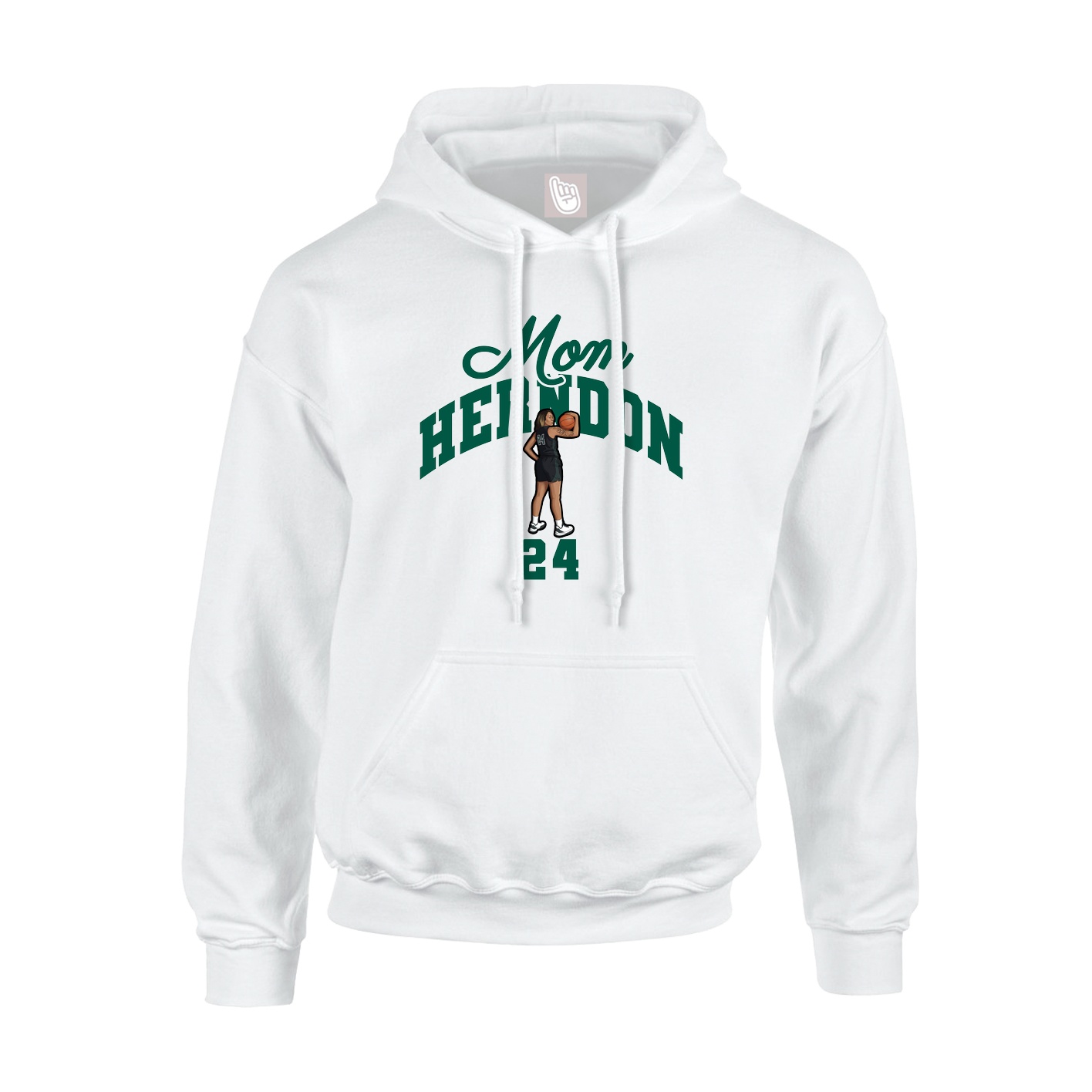 Hoodie — Mothers Day Arch in White