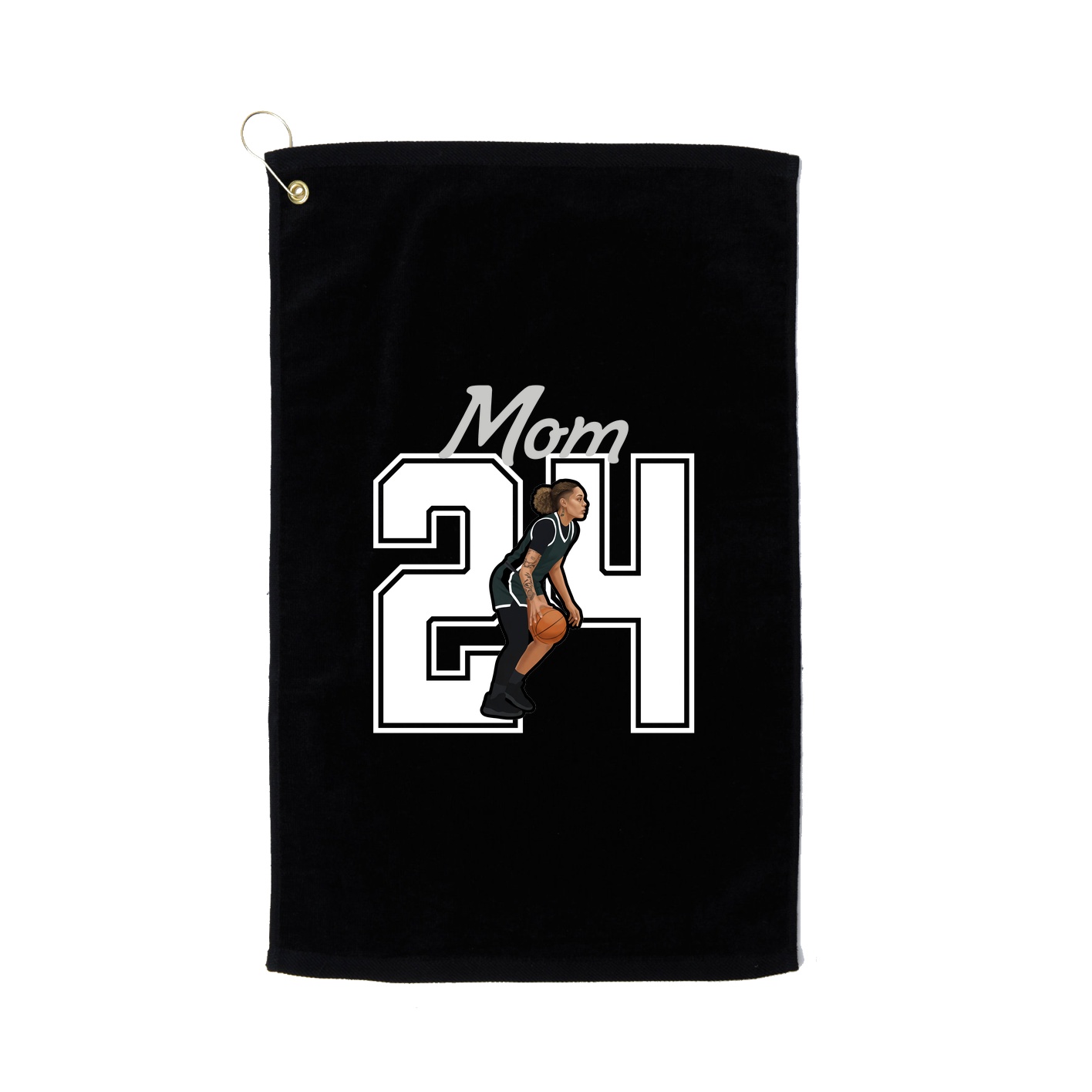Golf Towel — Mothers Day Shirsey in Black