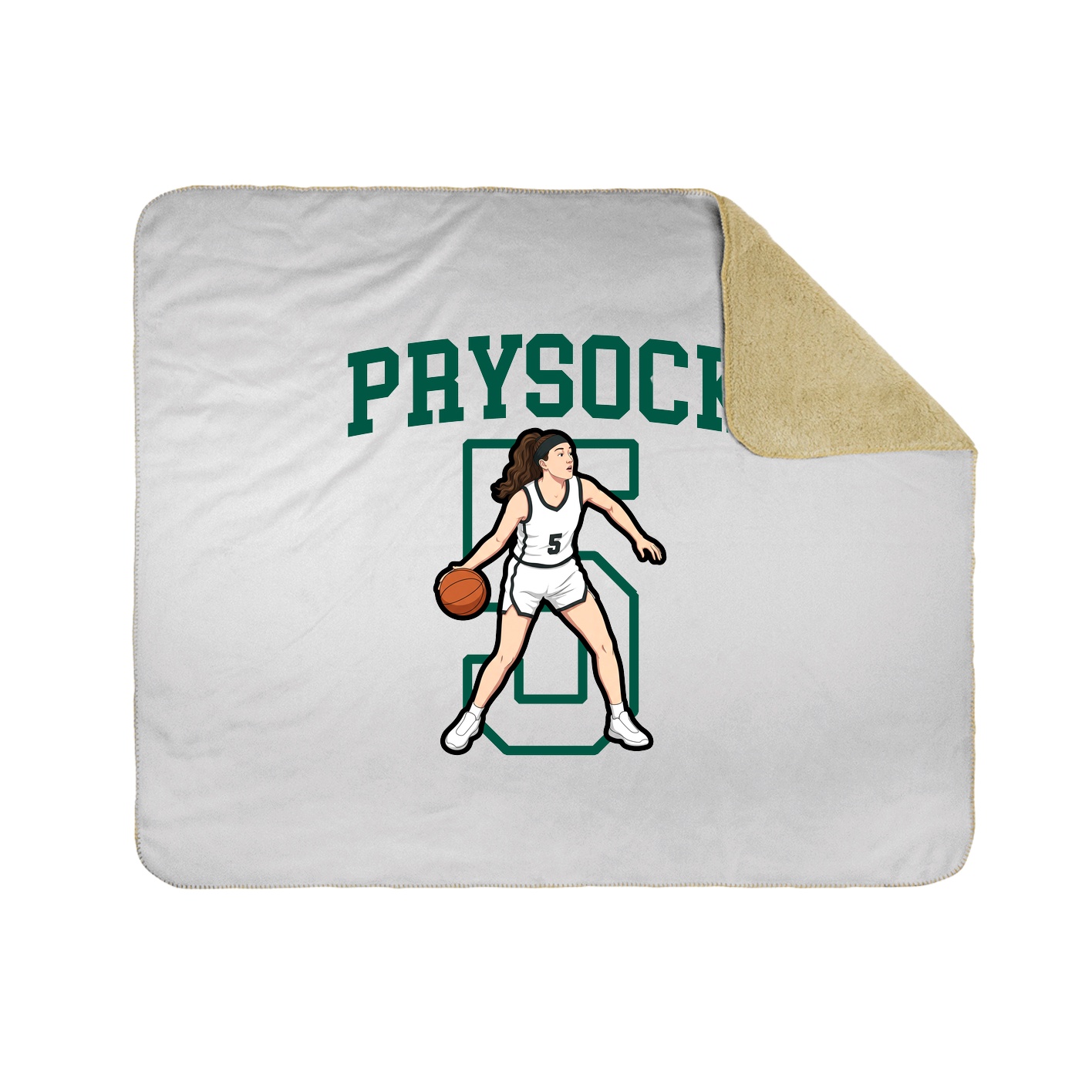 Throw Blanket — Shirsey in White