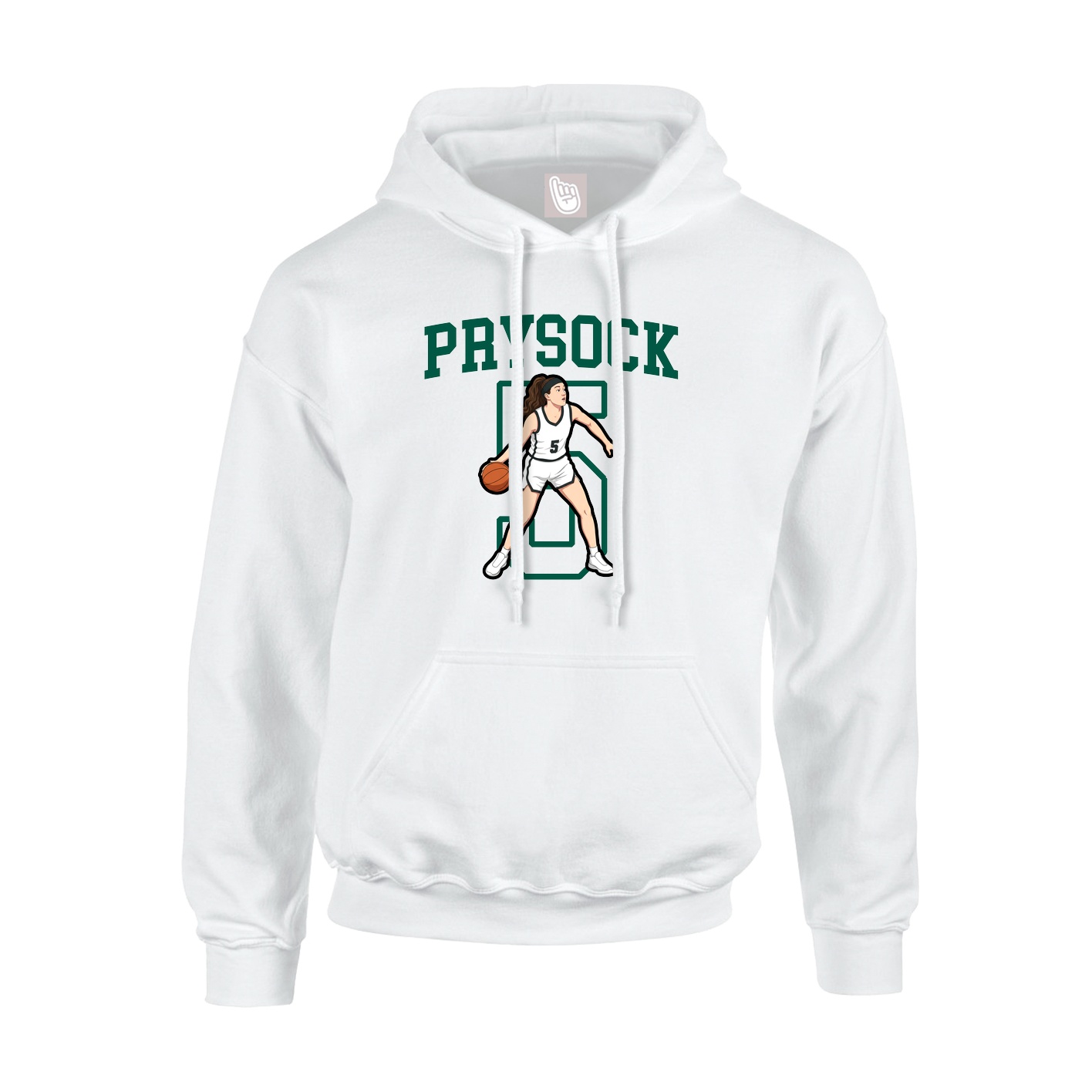Hoodie — Shirsey in White