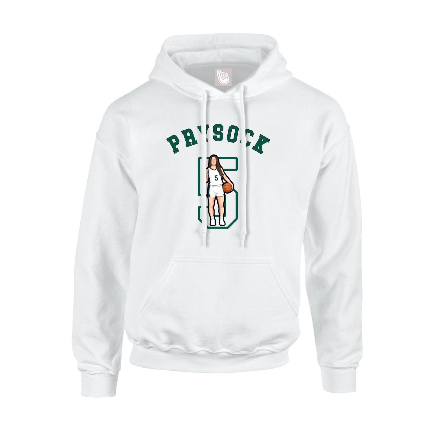 Hoodie — Shirsey Arch in White