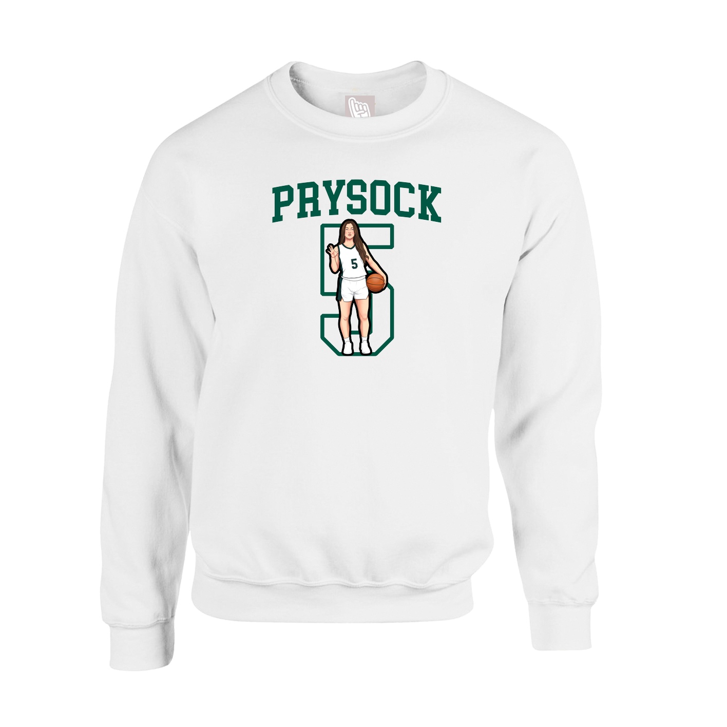 Fleece Crew — Shirsey in White