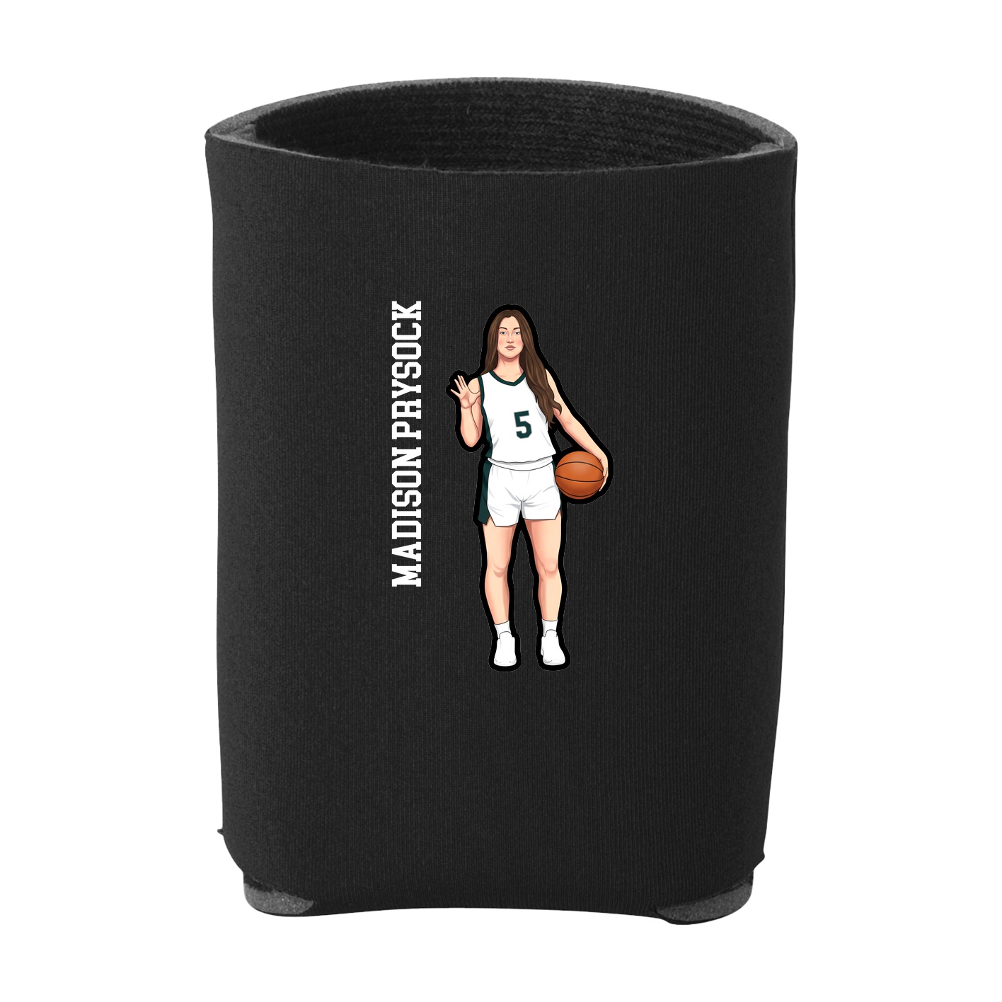 Can Holder — Name Vertical in Black