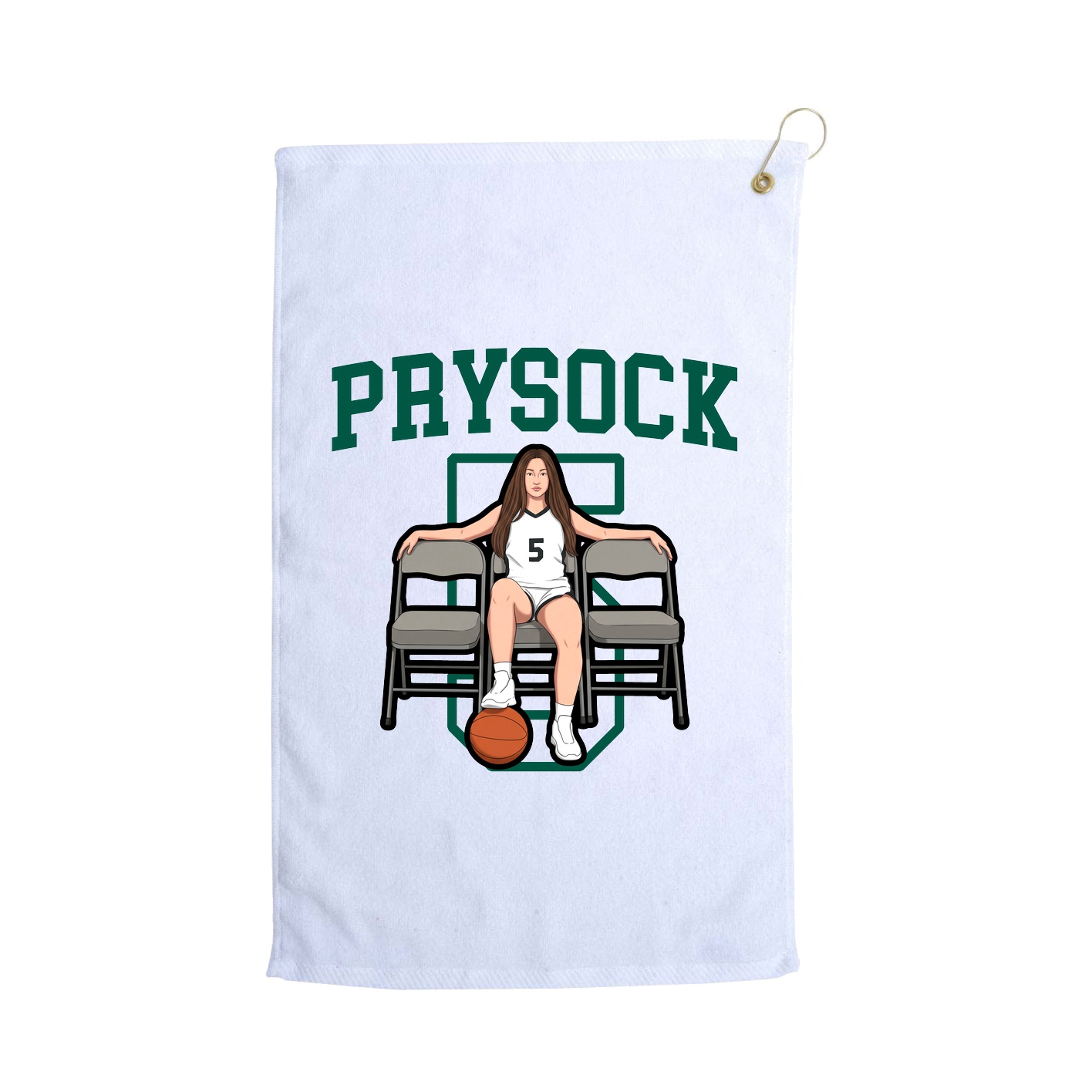 Golf Towel — Shirsey in White