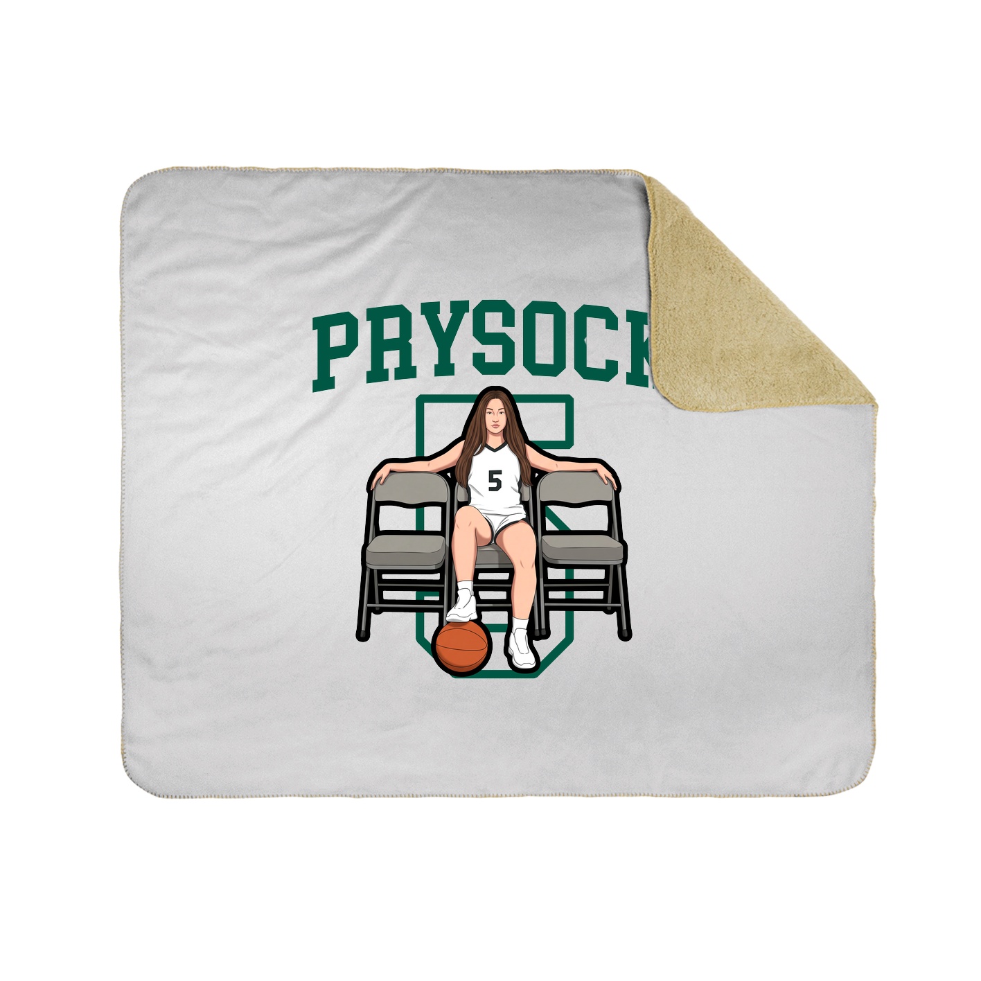 Throw Blanket — Shirsey in White