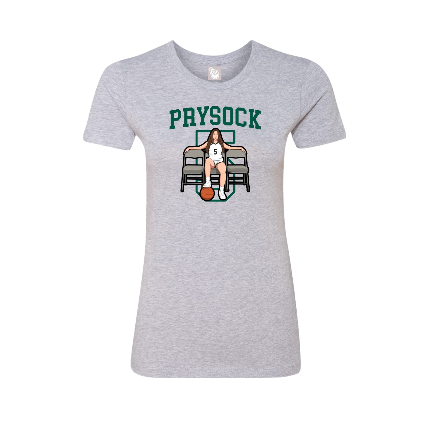 Fitted Women's Tee — Shirsey in Grey