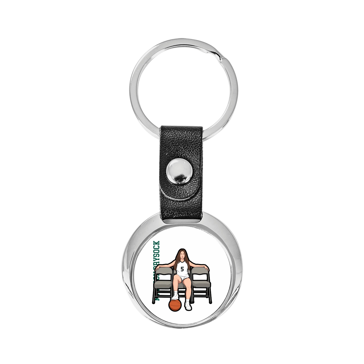 Key Chain — Name Vertical in Classic