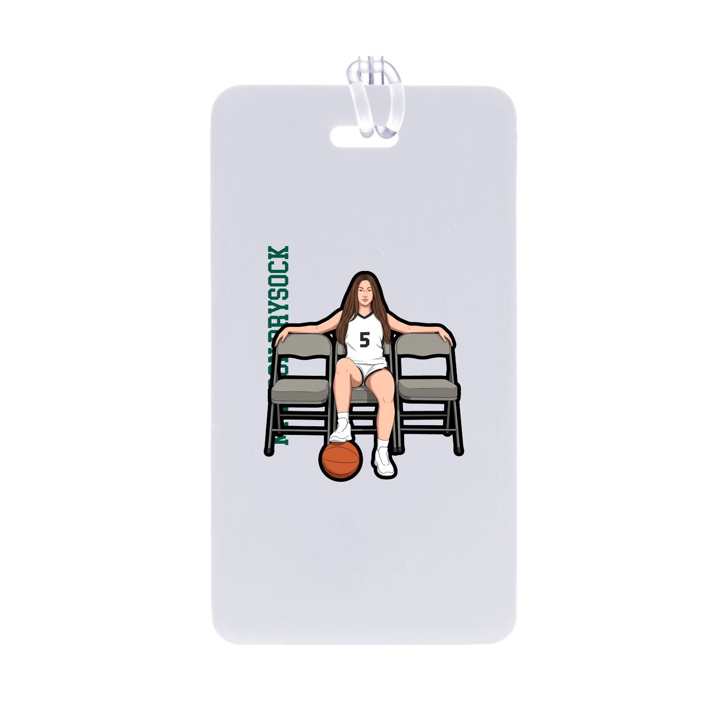 Bag Tag — Name Vertical in Classic