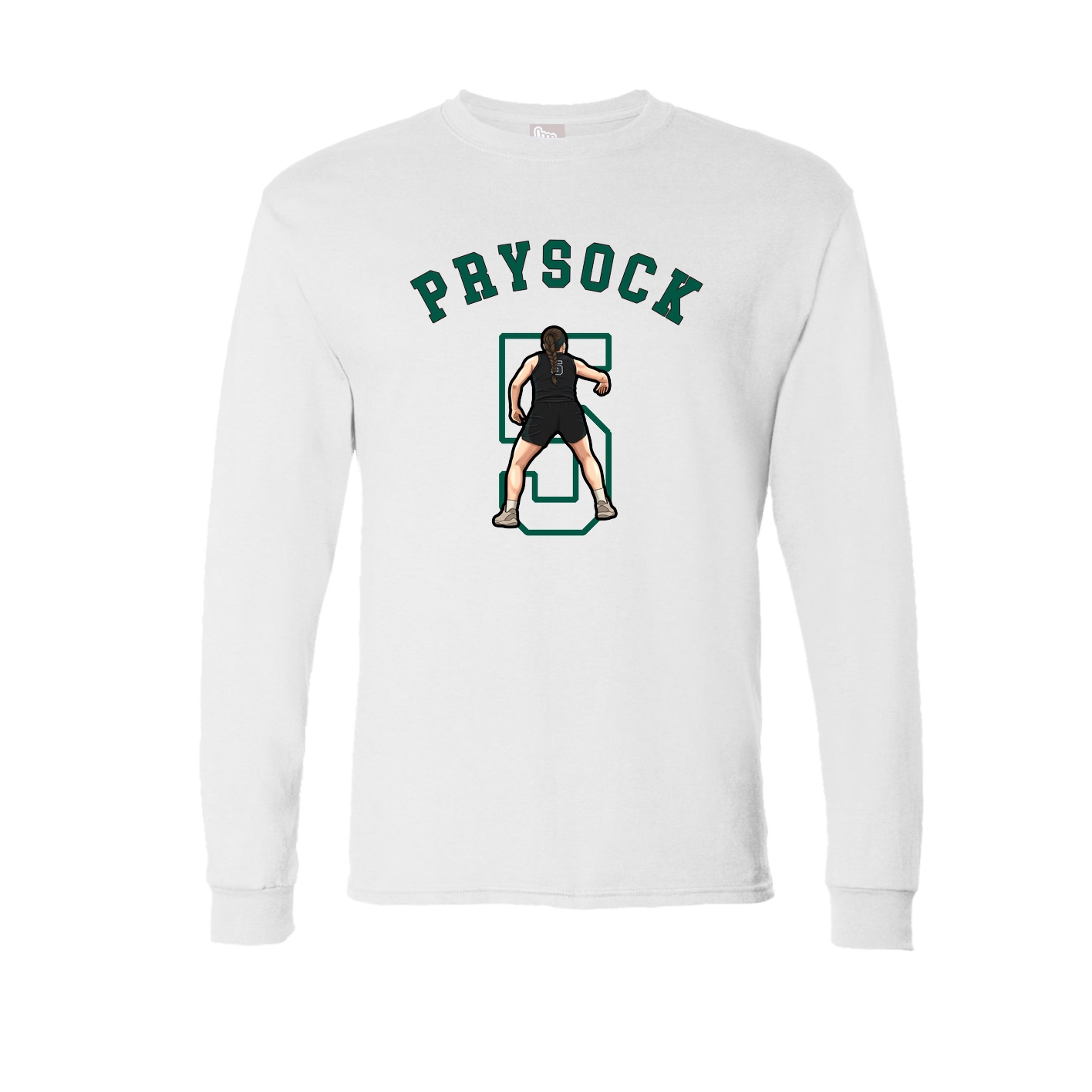 Long Sleeve Tee — Shirsey Arch in White