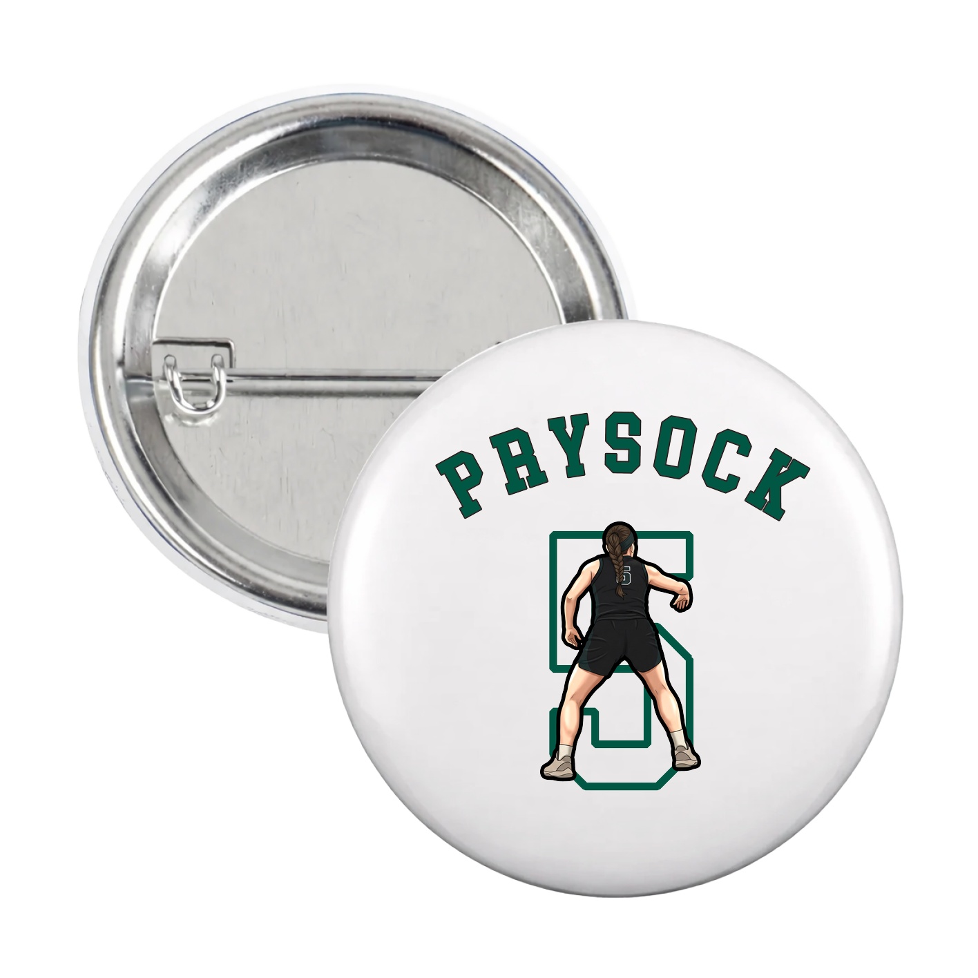 Game Day Button — Shirsey Arch in White