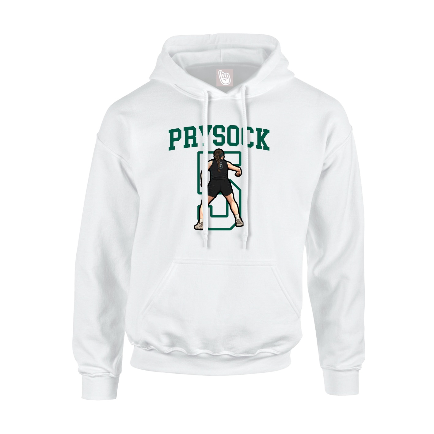 Hoodie — Shirsey in White