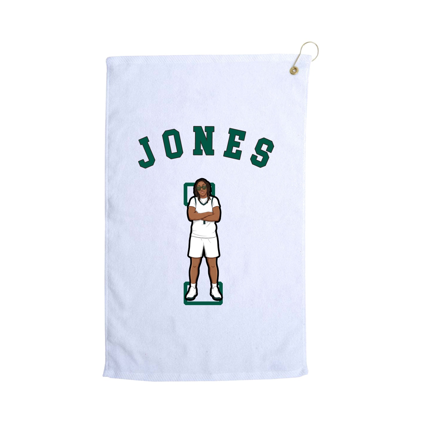 Golf Towel — Shirsey Arch in White