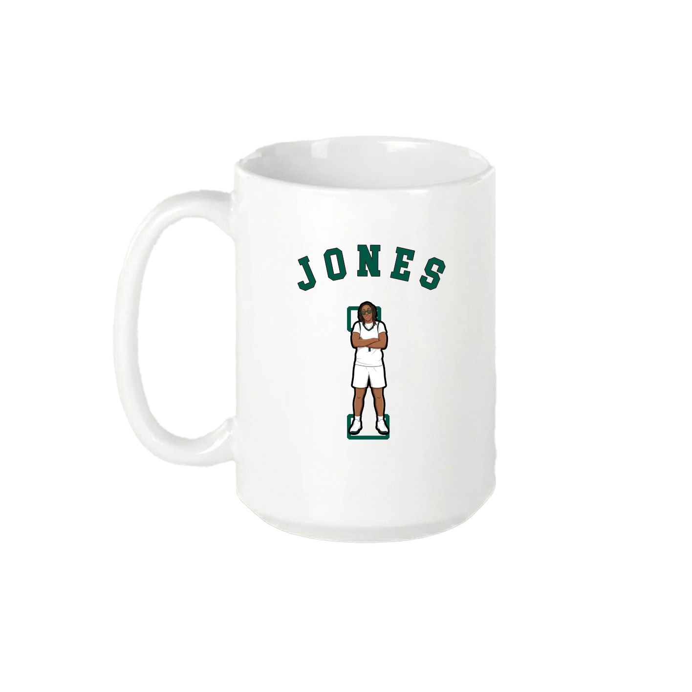 15oz Coffee Mug — Shirsey Arch in White