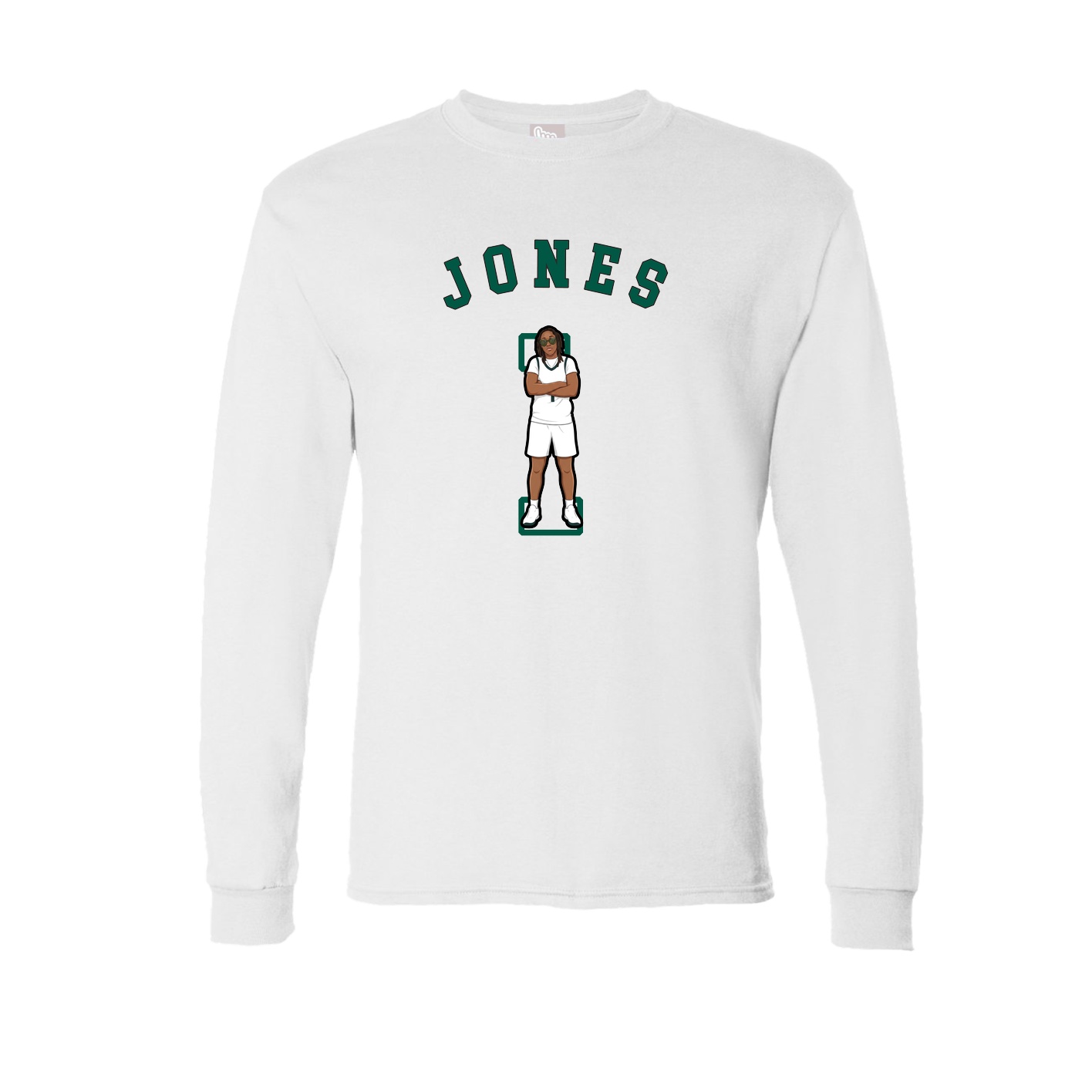 Long Sleeve Tee — Shirsey Arch in White