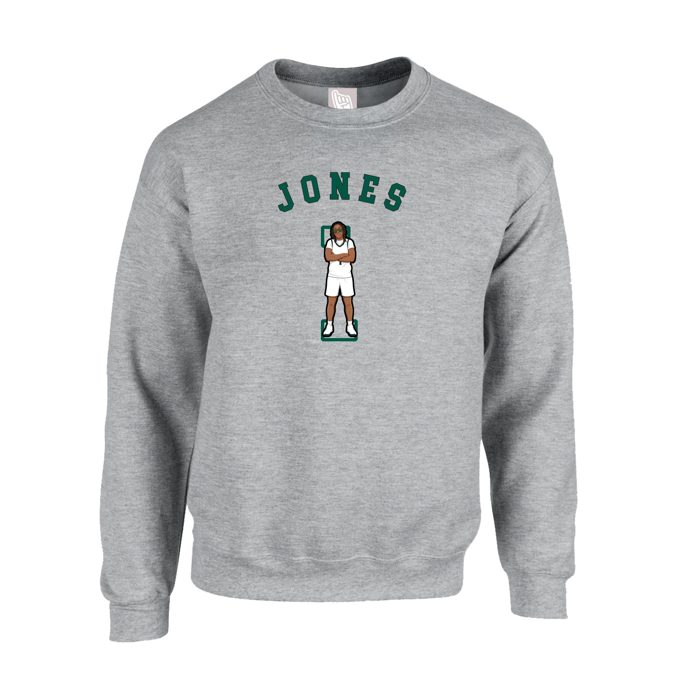 Fleece Crew — Shirsey Arch in Grey