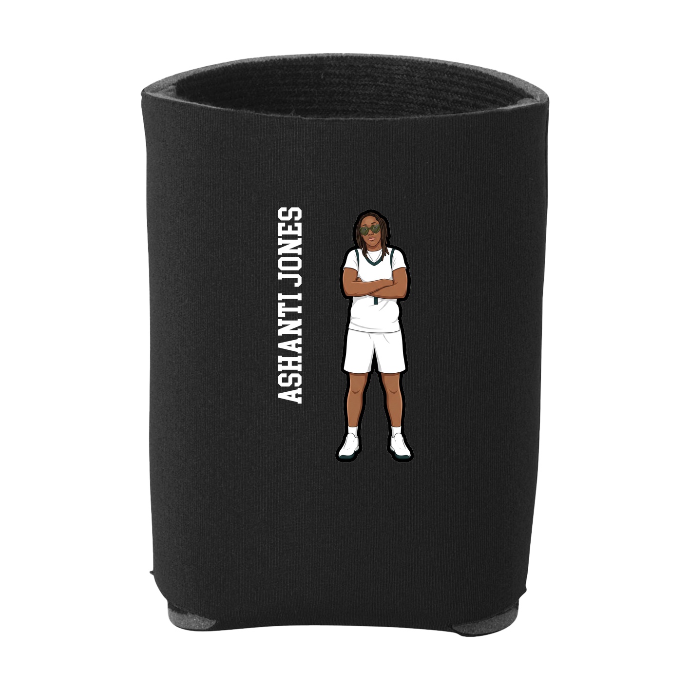 Can Holder — Name Vertical in Black