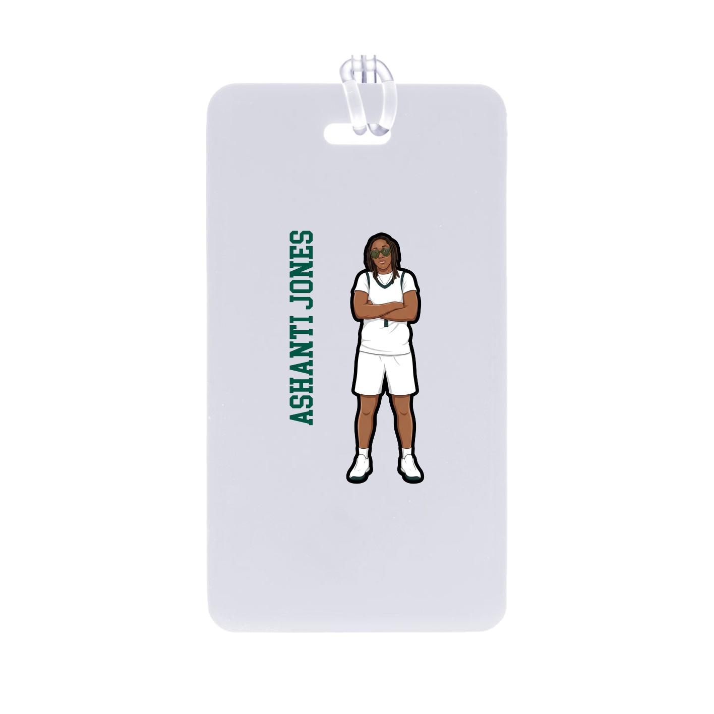 Bag Tag — Name Vertical in Classic