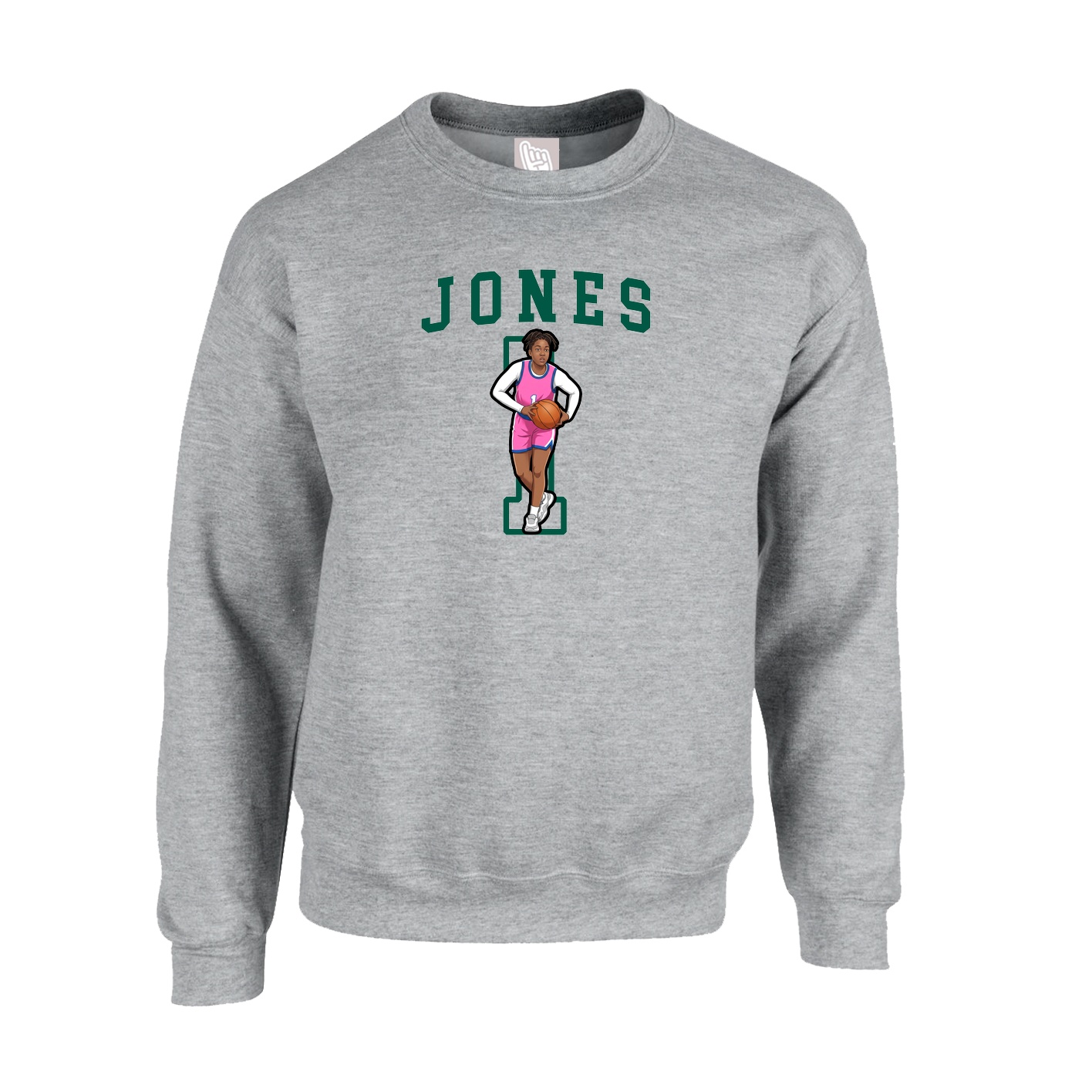 Fleece Crew — Shirsey in Grey