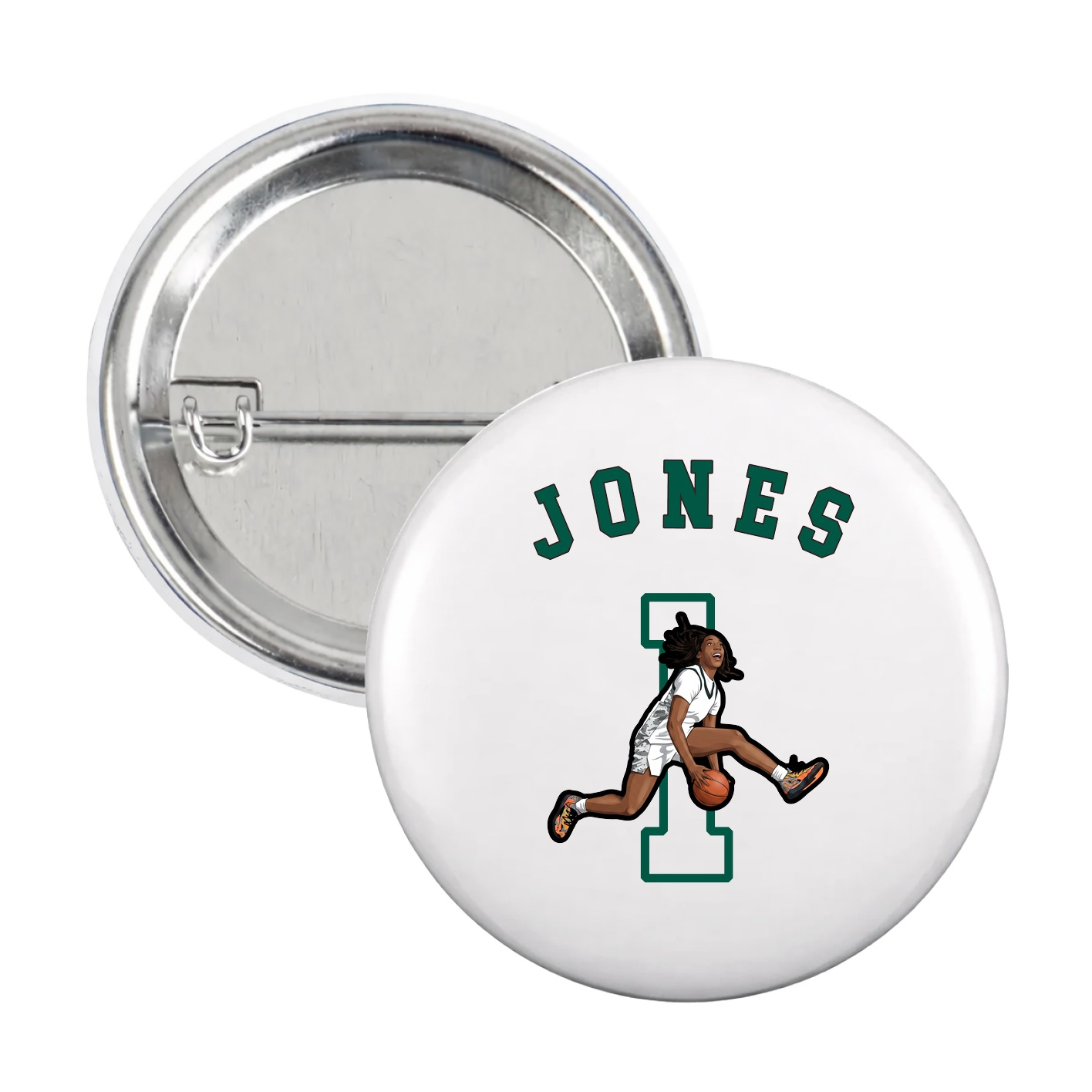 Game Day Button — Shirsey Arch in White