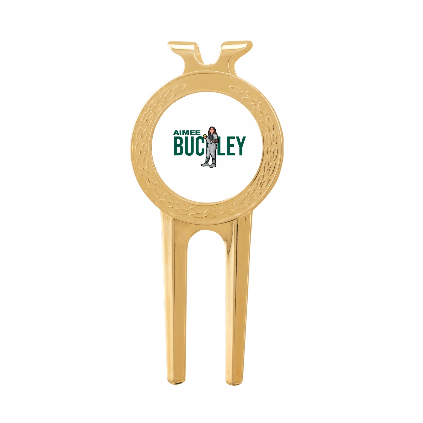 Divot Tool with Ball Marker — Player Name in Classic